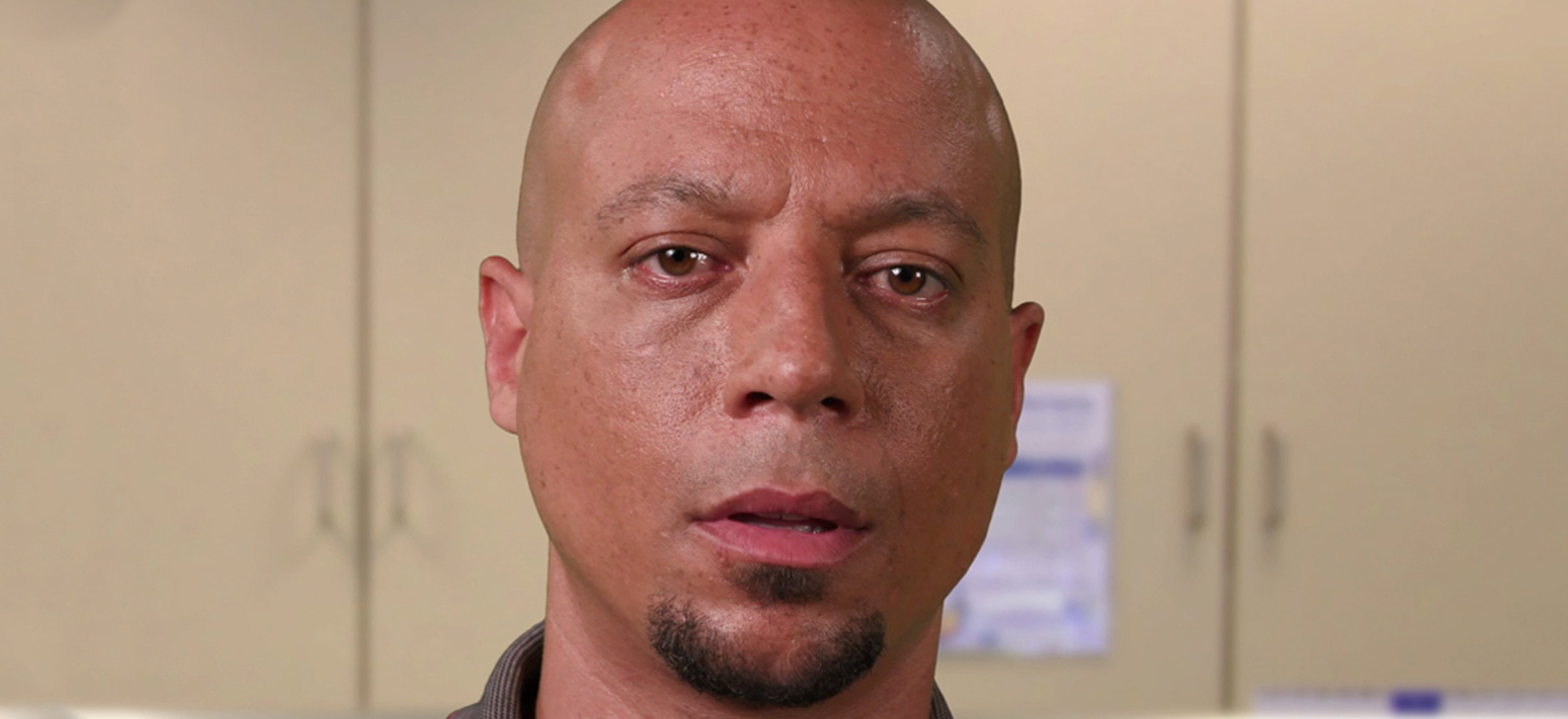 African American child with Asthma talking to a doctor